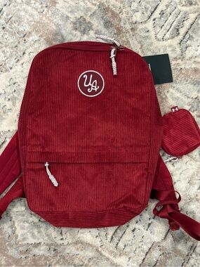 Under Armour Burgundy Corduroy Backpack